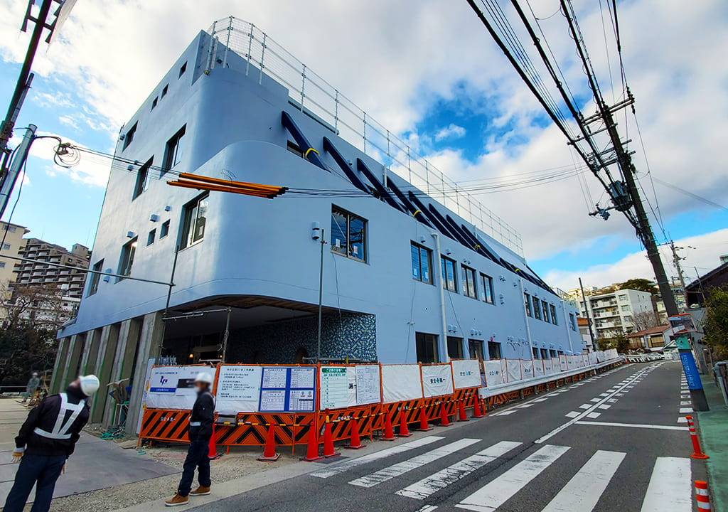 名倉みふね幼稚園の新築工事写真