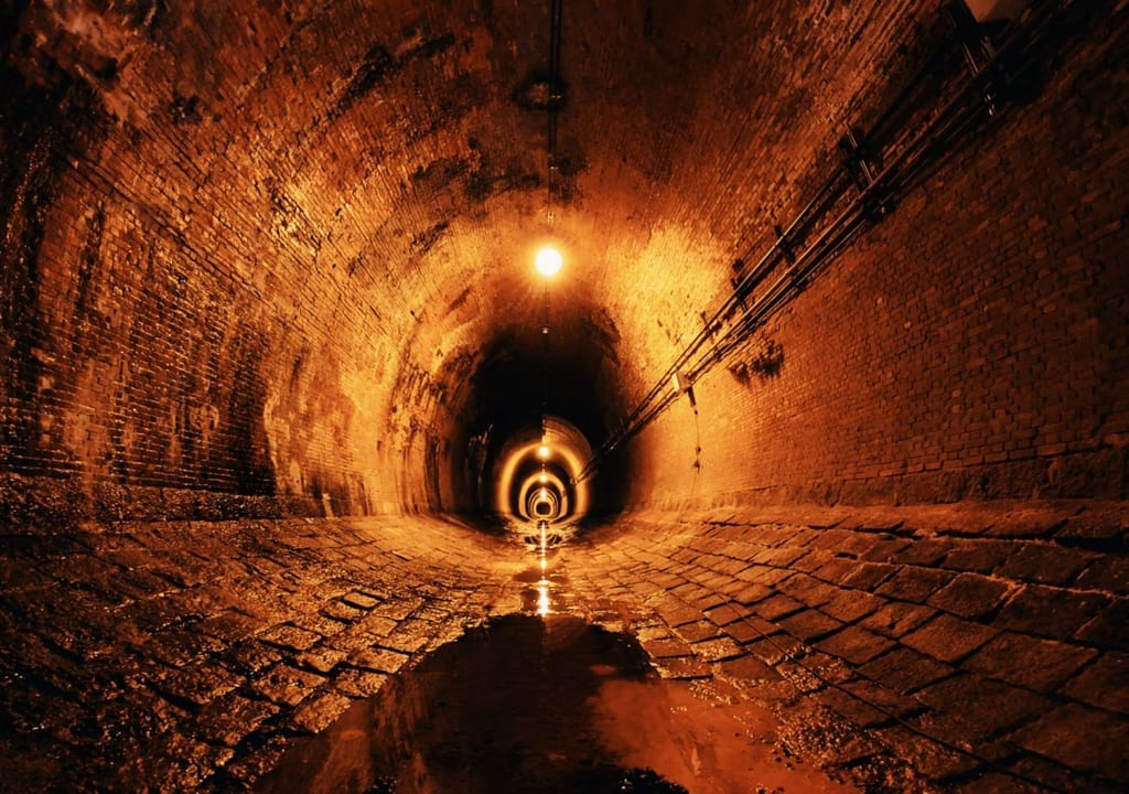 近代土木遺産と言われる日本初の河川トンネル湊川隧道一般公開の画像